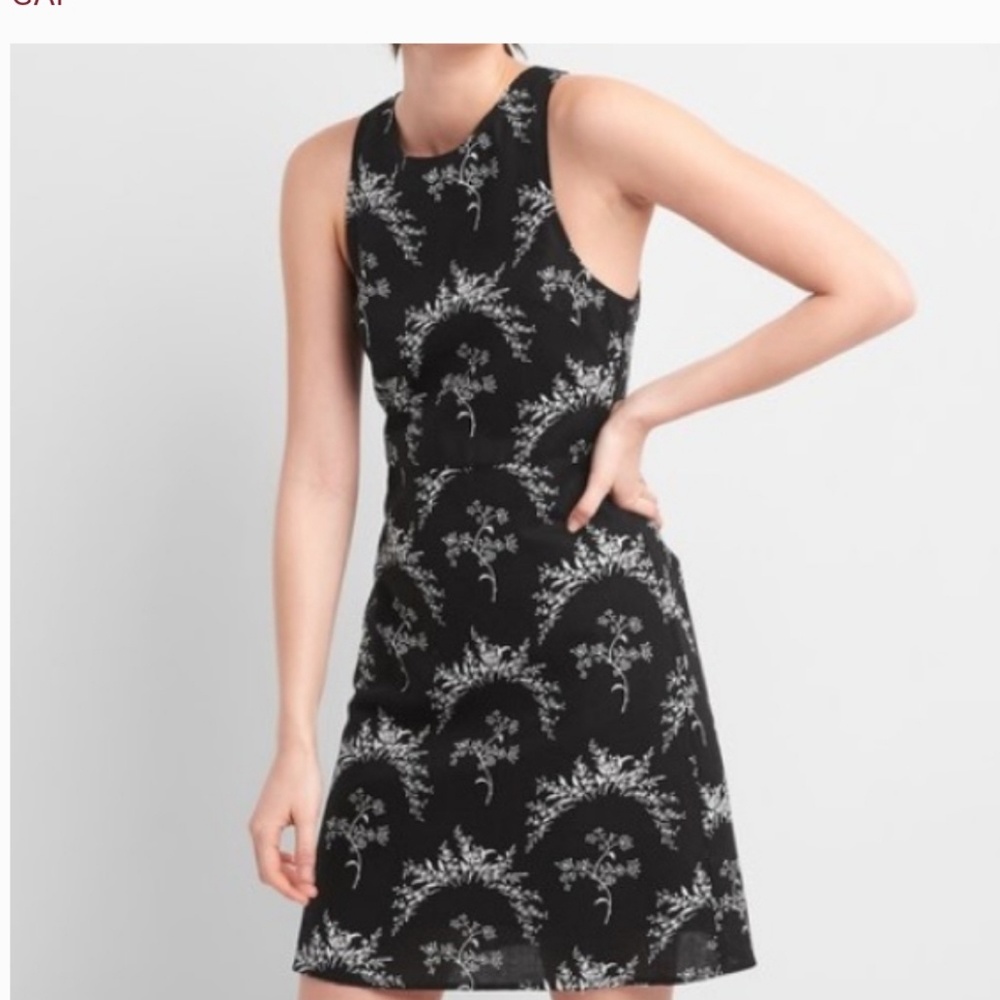 Gap Linen Dress 14 TALL With Pockets